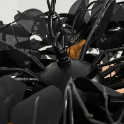 Lampes Dorées-hofstein Suspension Kallax Noir, 4 lumières