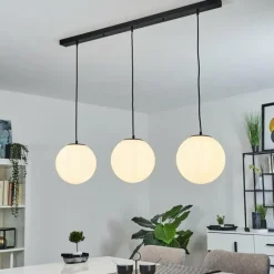 hofstein Suspension Karhia Noir, 3 lumières