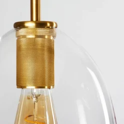 hofstein Suspension Karo Laiton, Noir, 5 lumières