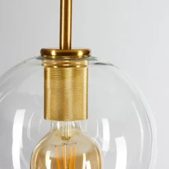 hofstein Suspension Karo Laiton, Noir, 3 lumières