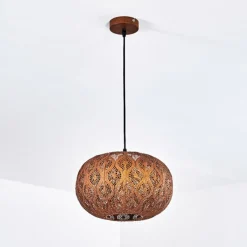 Lampe Turque-hofstein Suspension Kemer Rouille, 1 lumière
