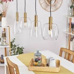 hofstein Suspension Kenong Laiton, 4 lumières