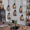 hofstein Suspension Kenong Noir, 6 lumières