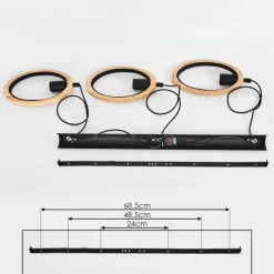 Lampes Vintages & Rétros-hofstein Suspension Kintore Noir, 3 lumières