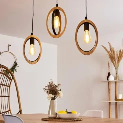 Lampes Vintages & Rétros-hofstein Suspension Kintore Noir, 3 lumières