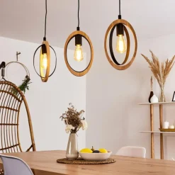 Lampes Vintages & Rétros-hofstein Suspension Kintore Noir, 3 lumières
