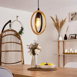 Luminaires Scandinaves-hofstein Suspension Kintore Noir, 1 lumière