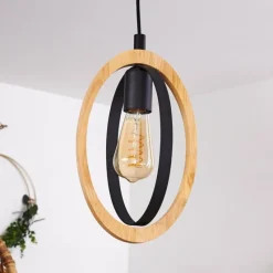 Luminaires Scandinaves-hofstein Suspension Kintore Noir, 1 lumière