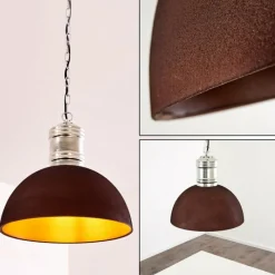 Lampes Industrielles-hofstein Suspension Kinzua Rouille, 1 lumière