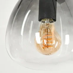 hofstein Suspension Kissaboui Noir, 6 lumières