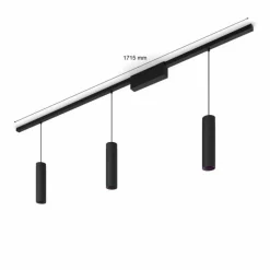 Luminaires Philips Suspension Kit de base x 3 Philips Hue Perifo LED Noir, 3 lumières, Changeur de couleurs