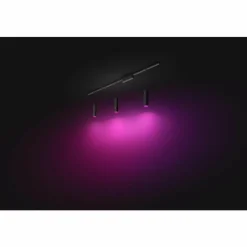 Luminaires Philips Suspension Kit de base x 3 Philips Hue Perifo LED Noir, 3 lumières, Changeur de couleurs