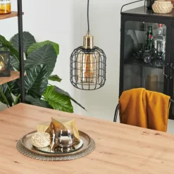 hofstein Suspension Kiubneko Noir, 1 lumière