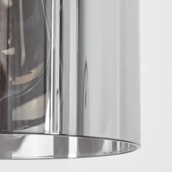 Suspension Verre Fumé-hofstein Suspension Klemtoo Noir, 3 lumières