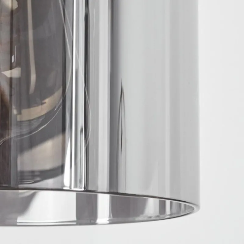 Suspension Verre Fumé-hofstein Suspension Klemtoo Noir, 3 lumières