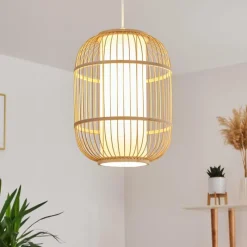 Lampes En Tissu-hofstein Suspension Kondoz Blanc, 1 lumière