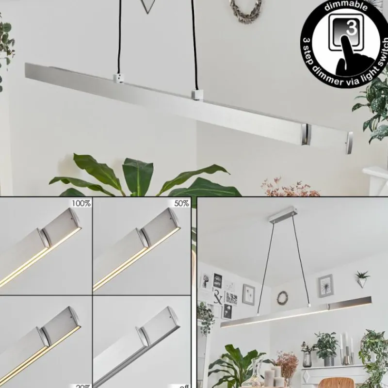 hofstein Suspension Kopila LED Aluminium, 1 lumière
