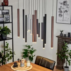 hofstein Suspension Krachang LED Aluminium, 1 lumière