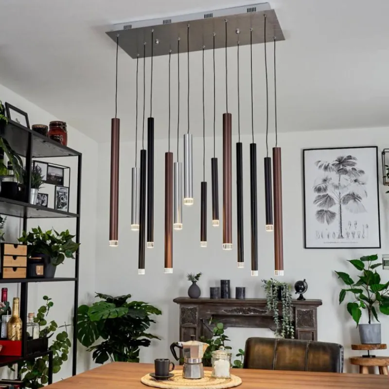 hofstein Suspension Krachang LED Aluminium, 1 lumière