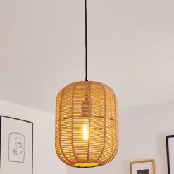 Style Boho-Chic-hofstein Suspension Krens Noir, 1 lumière