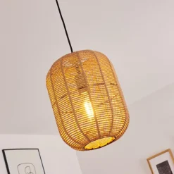 Style Boho-Chic-hofstein Suspension Krens Noir, 1 lumière
