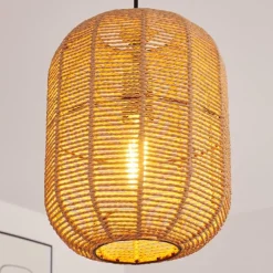 Style Boho-Chic-hofstein Suspension Krens Noir, 1 lumière