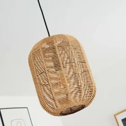 Style Boho-Chic-hofstein Suspension Krens Noir, 1 lumière