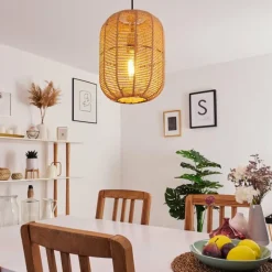 Style Boho-Chic-hofstein Suspension Krens Noir, 1 lumière