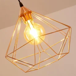 Lampes Vintages & Rétros-hofstein Suspension Kunir Noir, 1 lumière