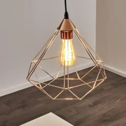 Lampes Vintages & Rétros-hofstein Suspension Kunir Noir, 1 lumière