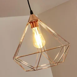 Lampes Vintages & Rétros-hofstein Suspension Kunir Noir, 1 lumière