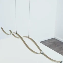 hofstein Suspension Kurikko LED Nickel mat, 1 lumière