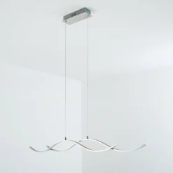 hofstein Suspension Kurikko LED Nickel mat, 1 lumière