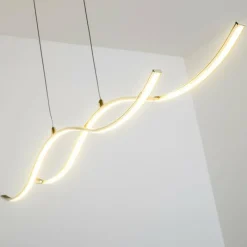 hofstein Suspension Kurikko LED Nickel mat, 1 lumière