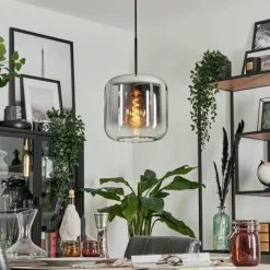 hofstein Suspension Lauden Clair, Fumé, 1 lumière