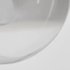 Suspension Verre Fumé-hofstein Suspension Leissigen Argent Oxydé, 5 lumières