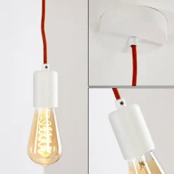 hofstein Suspension Lemone Blanc, 1 lumière* Suspensions