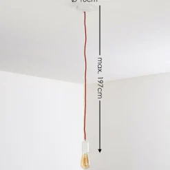 hofstein Suspension Lemone Blanc, 1 lumière* Suspensions