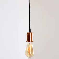 Luminaires Rustiques-hofstein Suspension Lemone Cuivre, 1 lumière