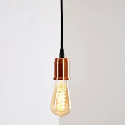 Luminaires Rustiques-hofstein Suspension Lemone Cuivre, 1 lumière