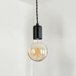 hofstein Suspension Lemone Noir, 1 lumière