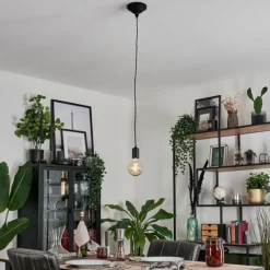 hofstein Suspension Lemone Noir, 1 lumière