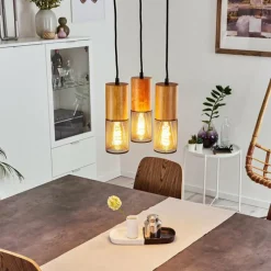 Luminaires Scandinaves-hofstein Suspension Lenalau Noir, 3 lumières