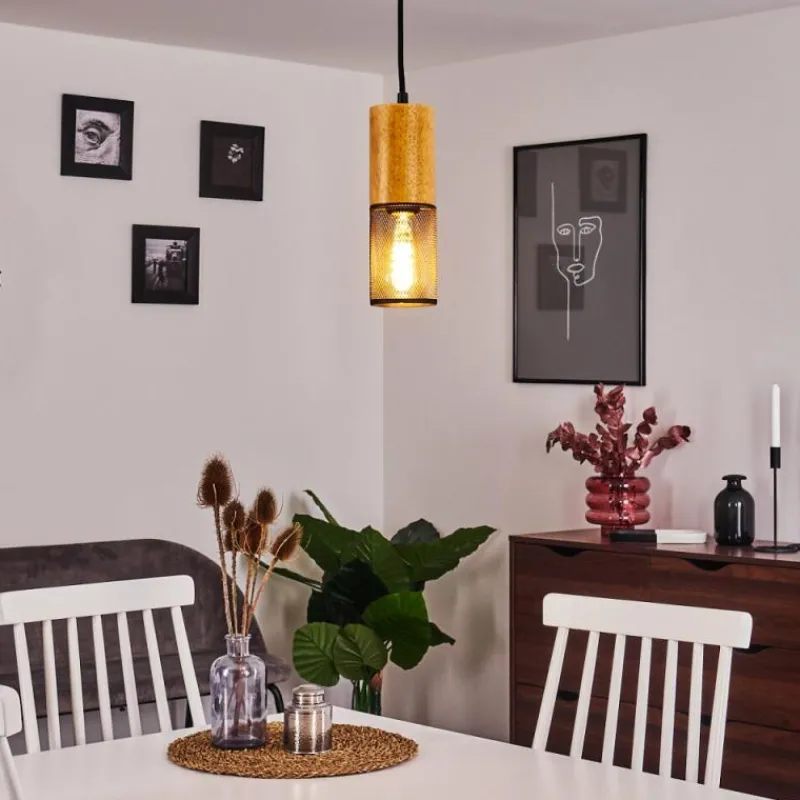 hofstein Suspension Lengalau Noir, 1 lumière