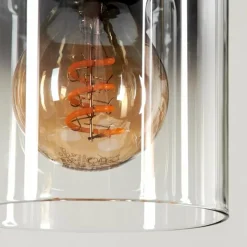 hofstein Suspension Leteque Noir, 4 lumières