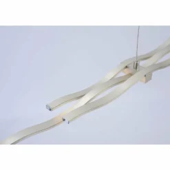 Luminaires Leuchten Direkt Suspension Leuchten Direkt LOLA-WAVE LED Acier inoxydable, 2 lumières, Télécommandes, Changeur de couleurs* Éclairage Led