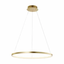 Lampes Dorées-Luminaires Leuchten Direkt Suspension Leuchten Direkt CIRCLE LED Or, 1 lumière