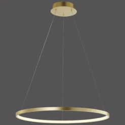 Lampes Dorées-Luminaires Leuchten Direkt Suspension Leuchten Direkt CIRCLE LED Or, 1 lumière