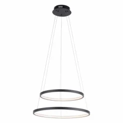 Luminaires Leuchten Direkt Suspension Leuchten Direkt CIRCLE LED Anthracite, 1 lumière* Éclairage Led