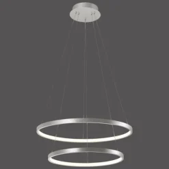 Luminaires Leuchten Direkt Suspension Leuchten Direkt CIRCLE LED Argenté, 1 lumière* Éclairage Led